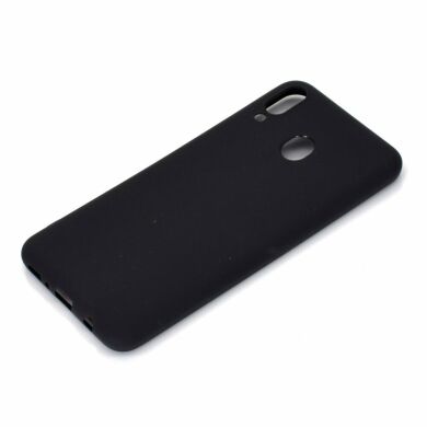 Силиконовый (TPU) чехол Deexe Matte Case для Samsung Galaxy M20 (M205) - Black
