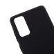 Силіконовий (TPU) чохол Deexe Matte Case для Samsung Galaxy S20 FE (G780) - Black