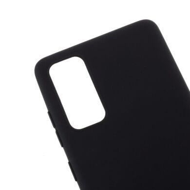 Силиконовый (TPU) чехол Deexe Matte Case для Samsung Galaxy S20 FE (G780) - Black