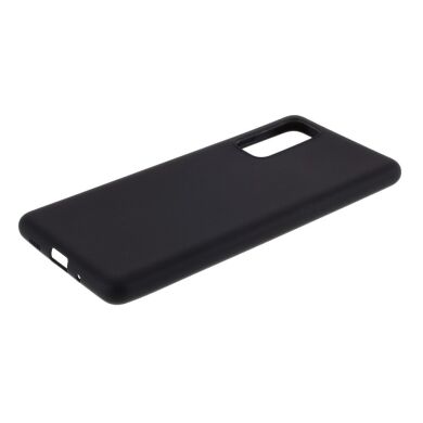 Силиконовый (TPU) чехол Deexe Matte Case для Samsung Galaxy S20 FE (G780) - Black