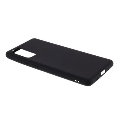 Силиконовый (TPU) чехол Deexe Matte Case для Samsung Galaxy S20 FE (G780) - Black