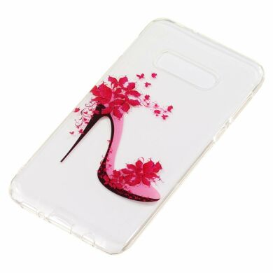 Силіконовий (TPU) чохол Deexe Pretty Glossy для Samsung Galaxy S10e (G970) - Heeled Shoe