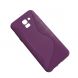 Силиконовый (TPU) чехол Deexe S Line для Samsung Galaxy J6 2018 (J600) - Dark Purple. Фото 2 из 2