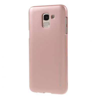 Силиконовый (TPU) чехол MERCURY iJelly Cover для Samsung Galaxy J6 2018 (J600) - Rose Gold