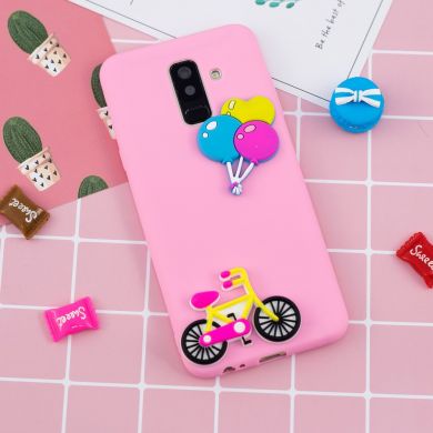 Силіконовий (TPU) чохол UniCase 3D Cartoon Pattern для Samsung Galaxy A6+ 2018 (A605), Bike Pattern