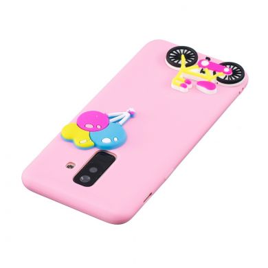 Силіконовий (TPU) чохол UniCase 3D Cartoon Pattern для Samsung Galaxy A6+ 2018 (A605), Bike Pattern