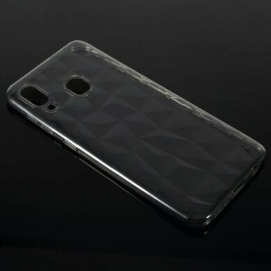 Силіконовий (TPU) чохол UniCase 3D Diamond Grain для Samsung Galaxy A30 (A305) - Grey