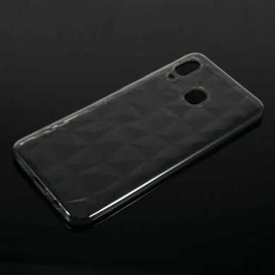 Силіконовий (TPU) чохол UniCase 3D Diamond Grain для Samsung Galaxy A30 (A305) - Grey