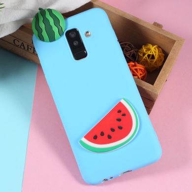 Силиконовый (TPU) чехол UniCase 3D Pattern для Samsung Galaxy A6+ 2018 (A605) - Watermelon Pattern