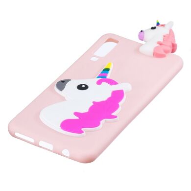 Силіконовий (TPU) чохол UniCase 3D Pattern для Samsung Galaxy A7 2018 (A750), Unicorn