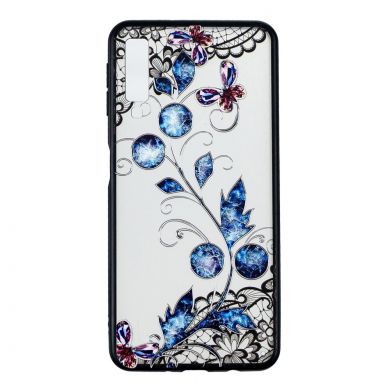 Захисний чохол UniCase Shiny Flowers для Samsung Galaxy A7 2018 (A750) - Butterfly and Floret