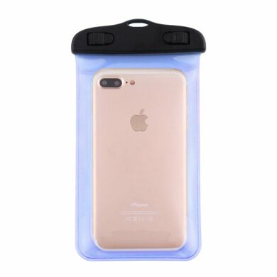 Влагозащитный чехол HAWEEL Waterproof Bag для смартфонов (размер: L) - Blue