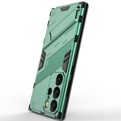 Защитный чехол Deexe Bibercas для Samsung Galaxy S24 Ultra - Green