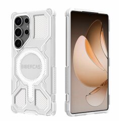 Захисний чохол Deexe Clear Bibercas для Samsung Galaxy S25 Ultra (S938) - Grey
