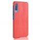 Защитный чехол Deexe Croco Style для Samsung Galaxy A7 2018 (A750) - Red. Фото 3 из 5