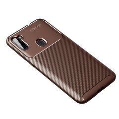 Защитный чехол Deexe Fusion для Samsung Galaxy A11 (A115) - Brown