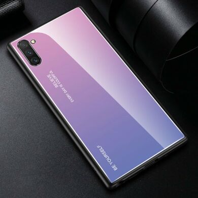 Захисний чохол Deexe Gradient Color для Samsung Galaxy Note 10+ (N975) - Pink / Purple