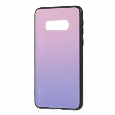 Защитный чехол Deexe Gradient Color для Samsung Galaxy S10e (G970) - Pink / Purple