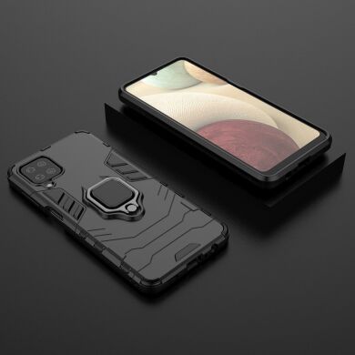 Защитный чехол Deexe Hybrid Case для Samsung Galaxy A12 (A125) / A12 Nacho (A127) - Black