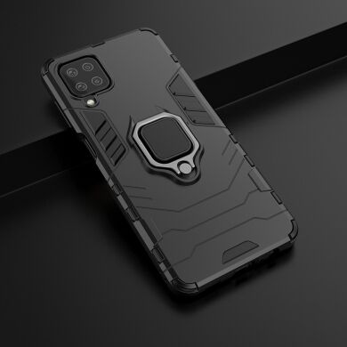Захисний чохол Deexe Hybrid Case для Samsung Galaxy A12 (A125) / A12 Nacho (A127) - Black