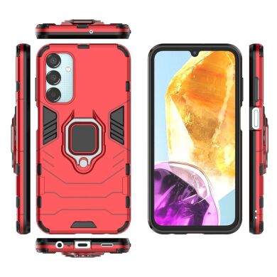 Захисний чохол Deexe Hybrid Case для Samsung Galaxy M15 (M156) - Red