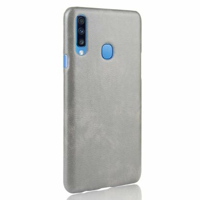 Защитный чехол Deexe Leather Back Cover для Samsung Galaxy A20s (A207) - Grey