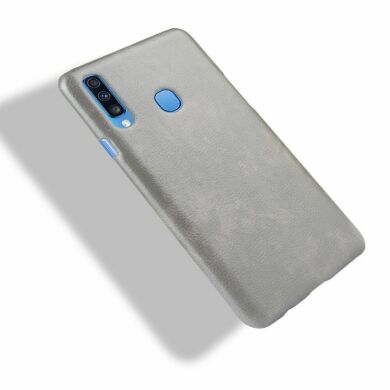 Защитный чехол Deexe Leather Back Cover для Samsung Galaxy A20s (A207) - Grey