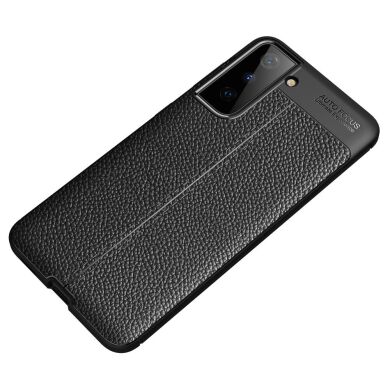 Захисний чохол Deexe Leather Cover для Samsung Galaxy S21 Plus - Black