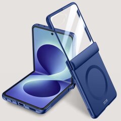 Защитный чехол Deexe Mag Cover для Samsung Galaxy Flip 8 - Blue