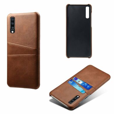 Защитный чехол Deexe Pocket Case для Samsung Galaxy A70 (A705) - Brown