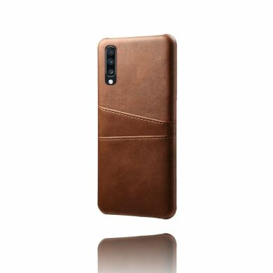 Защитный чехол Deexe Pocket Case для Samsung Galaxy A70 (A705) - Brown
