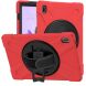 Захисний чохол Deexe Rotation Hybrid для Samsung Galaxy Tab S7 FE (T730/T736) - Red / Black
