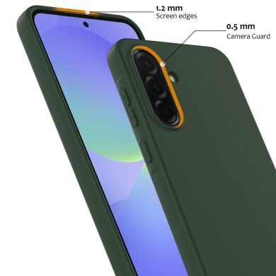 Защитный чехол Deexe Silicone Case with MagSafe для Samsung Galaxy A37 (A376) - Black