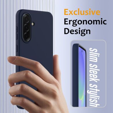 Защитный чехол Deexe Silicone Case with MagSafe для Samsung Galaxy A37 (A376) - Black