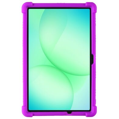 Защитный чехол Deexe Silicone Kickstand для Samsung Galaxy Tab A11 Plus (X230/236) - Purple