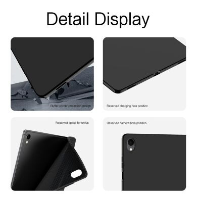 Захисний чохол Deexe Silicone Shell для Samsung Galaxy Tab S12 Plus - Black