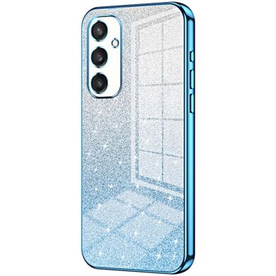 Защитный чехол Deexe Sparkles Cover для Samsung Galaxy S25 (S931) - Blue