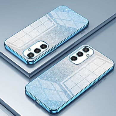 Защитный чехол Deexe Sparkles Cover для Samsung Galaxy S25 (S931) - Blue