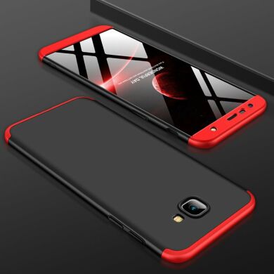 Защитный чехол GKK Double Dip Case для Samsung Galaxy J4+ (J415) - Black / Red
