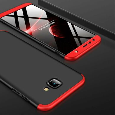 Защитный чехол GKK Double Dip Case для Samsung Galaxy J4+ (J415) - Black / Red