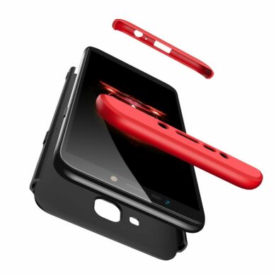 Защитный чехол GKK Double Dip Case для Samsung Galaxy J4+ (J415) - Black / Red