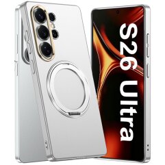 Захисний чохол GKK Magnetic Kickstand для Samsung Galaxy S26 Ultra - Silver