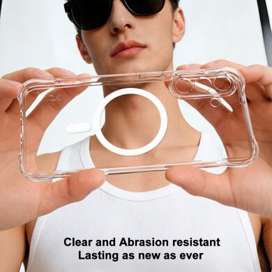 Защитный чехол IMAK Space Shield MagSafe для Samsung Galaxy A56 (A566) - Transparent