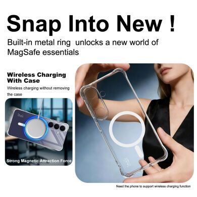Захисний чохол IMAK Space Shield MagSafe для Samsung Galaxy S26 (S942) - Transparent