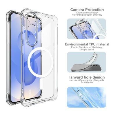 Захисний чохол IMAK Space Shield MagSafe для Samsung Galaxy S26 (S942) - Transparent