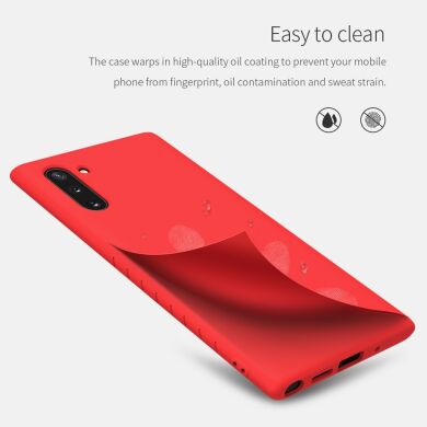 Защитный чехол NILLKIN Rubberized TPU для Samsung Galaxy Note 10 (N970) - Red