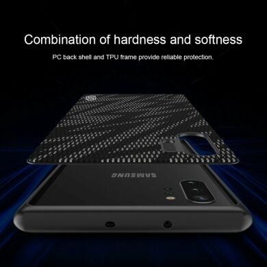 Защитный чехол NILLKIN Shining для Samsung Galaxy Note 10+ (N975) - Purple / Gold