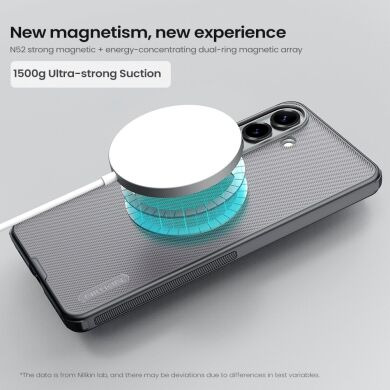 Захисний чохол NILLKIN Super Frosted Shield Pro Magnetic для Samsung Galaxy S26 FE - Transparent Black