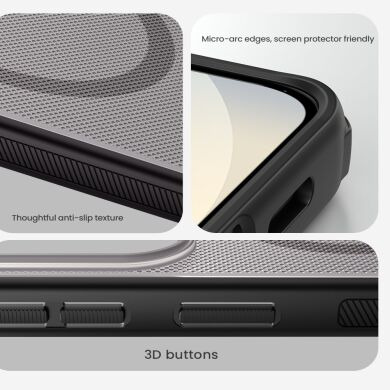 Захисний чохол NILLKIN Super Frosted Shield Pro Magnetic для Samsung Galaxy S26 FE - Transparent Black