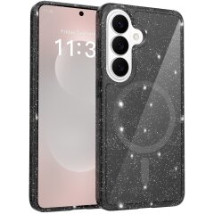 Захисний чохол Reframe Sparkle MagSafe для Samsung Galaxy S26 - Transparent Black